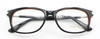 Two Tone Rectangular Eyeglasses By Tom Ford 5237 Spectacles In A Black & Tortoiseshell Acetate Finish  52mm Eye Size