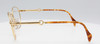 Designer Gucci 2383 Eyewear Panto Shaped Glasses In A Shiny Gold Metal Finish 51mm Eye Size