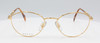 Vintage Gucci 2383 glasses, shiny gold eyewear at www.theoldglassesshop.co.uk