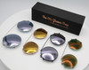 Mirrored sunclips with 100% UV protection.