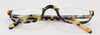 Schnuchel Hand Made Eyewear 2464 Rectangular Half Rim Glasses In a Blonde Tortoiseshell Effect Acetate 50mm Eye Size