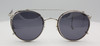 Vintage BOIC Beaufort Panto Shaped Glasses With Chestnut Rims And Matching Sunclip