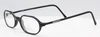 Winchester WM0102 Sleek Black Oval Spectacles At The Old Glasses Shop