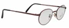 Burgunday Large Oval Eyewear Winchester Old Style 32 Vintage Metal Glasses 50mm Eye Size 