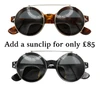 ANGLO AMERICAN 180E ALL COLOURS - True Roud Glasses With Thick Acetate Rim 46mm Eye Size