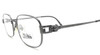 Jean Paul Gaultier 6107 vintage gunmetal grey metal designer eyewear