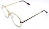1980s Guy Laroche Square Style Glasses Designer Vintage Eyewear In A Gold Finish