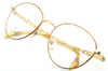 Classic Panto Shaped Vintage Eyewear By Gucci 2384 Matt Gold And Turtle Effect Glasses