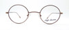 Anglo American 40P Round Prescription Glasses Frames in TAUP Finish 44mm