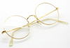 Hand Made in England B.O.I.C at Algha Works Gold Round Vintage Frames In Varying Eyesizes