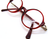 Alberta Ferretti AF 706 Round Red Vintage Acrylic Eyewear At The Old Glasses Shop Ltd