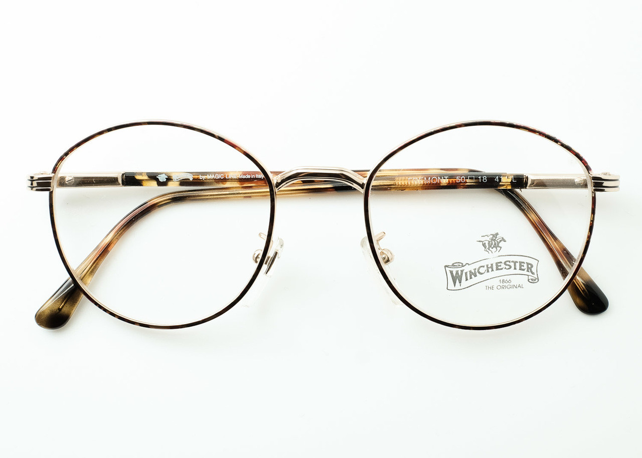 Round Tortoiseshell frames winchester gold and tortoiseshell