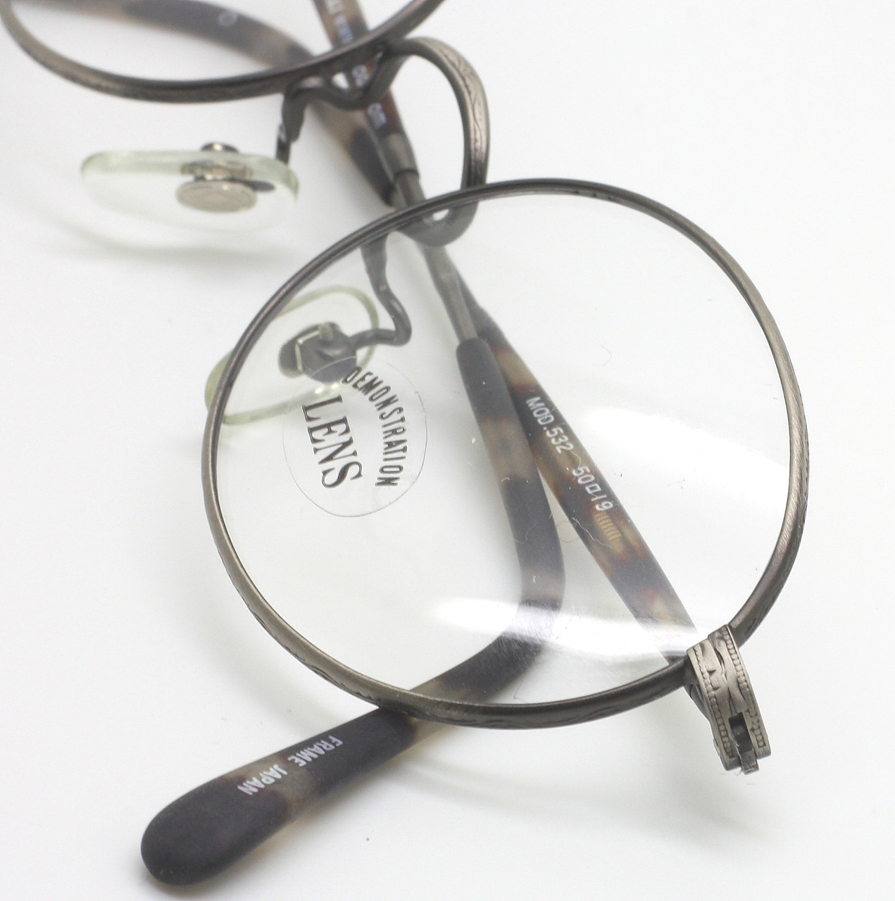 Engraved Antique Silver Finish Oval Frames By SAKI 532 Made In