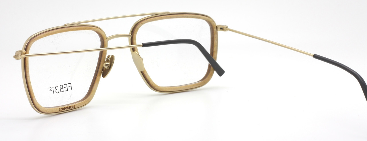 Jason by Feb31st | Handmade gold frame and wooden combination