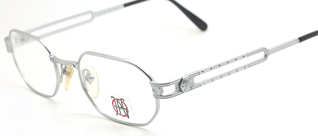 Jean Paul Gaultier 5103 Soft Silver Hexagonal Vintage Glasses 48