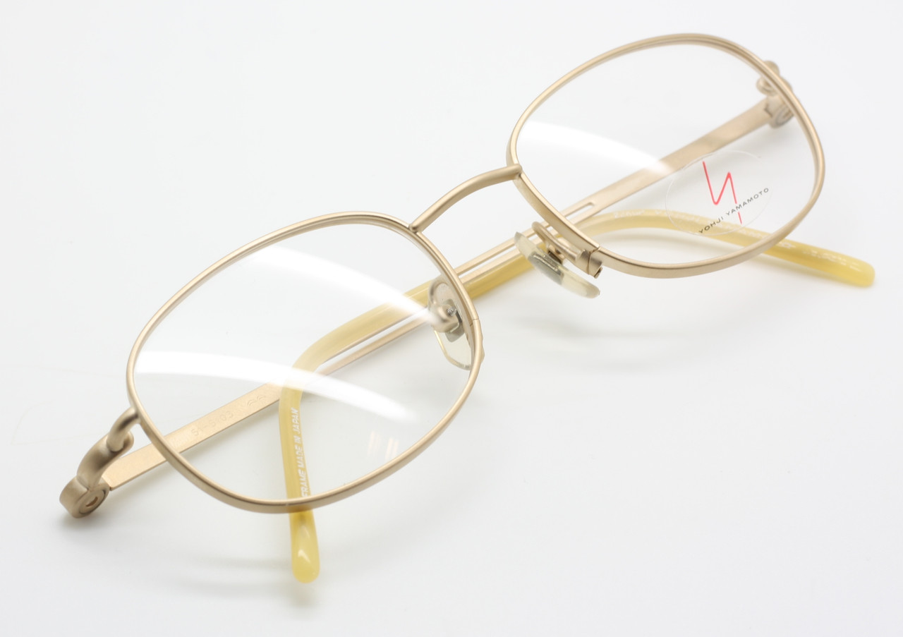 Luxury 22k Gold Plated Vintage YOHJI YAMAMOTO 5103 Rectangluar