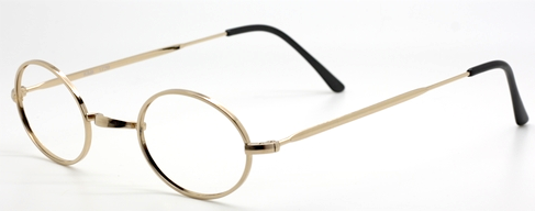 Shiny Gold Oval Glasses By Beuren In Varying Lens Sizes 40-48mm