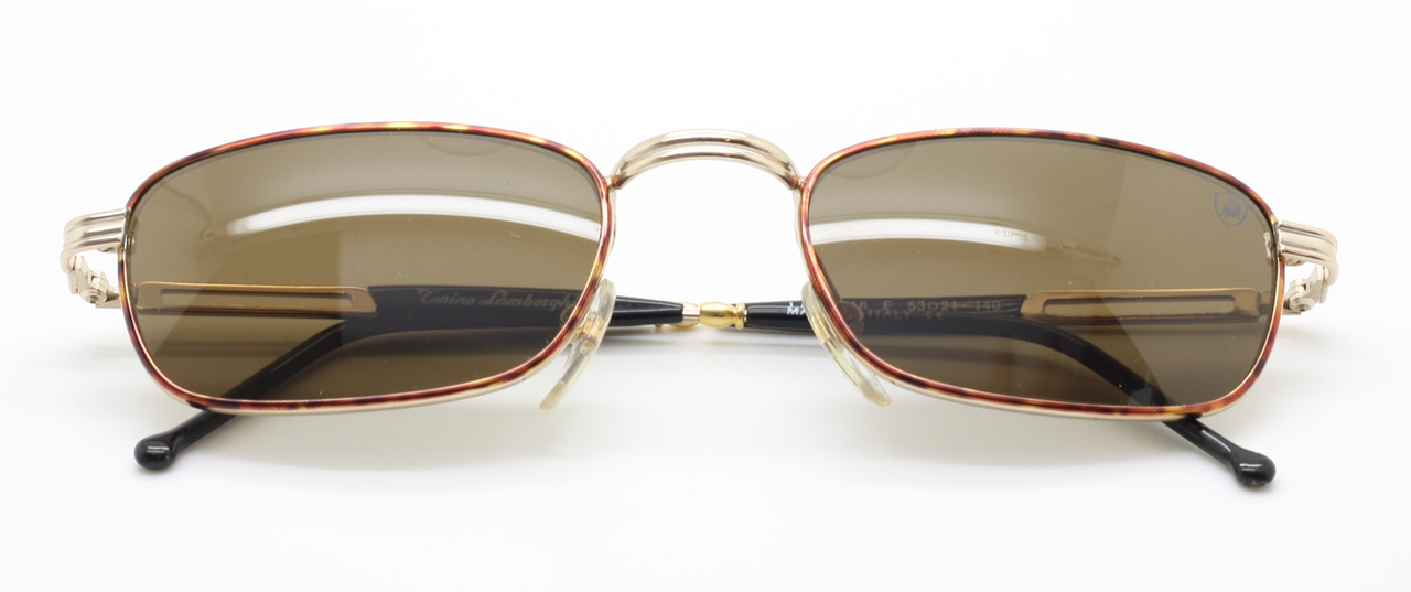 Tonino Lamborghini Brown Sunglasses Wrap Around Style Tonino Lamborghini - Etsy main image 4
