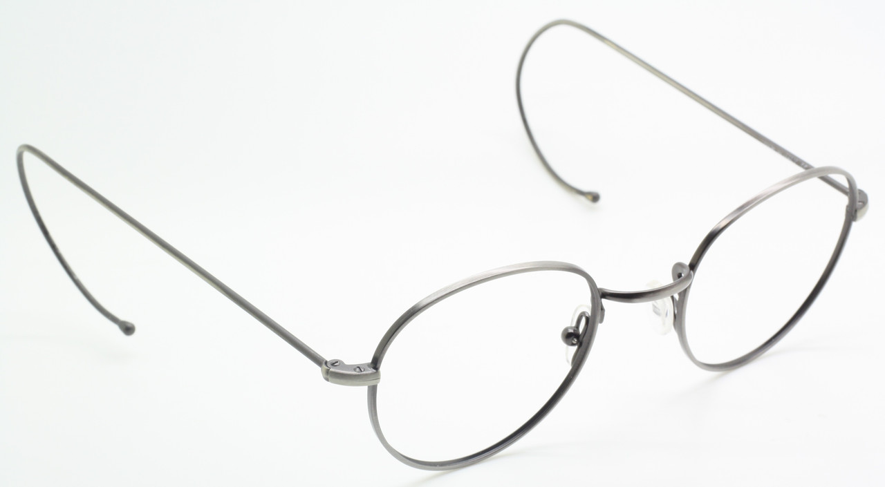 Prescription Panto Shaped Antique Silver Eyewear By Beuren Eye