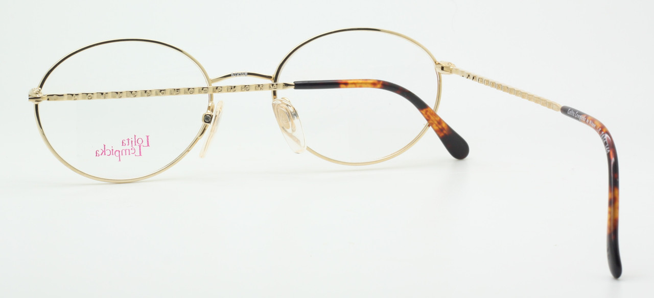 Vintage Lolita Lempicka 7634 Oval Glasses In Tortoiseshell & Gold