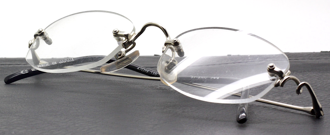 Rimless Oval Designer Glasses By YOHJI YAMAMOTO 8102 In A Silver