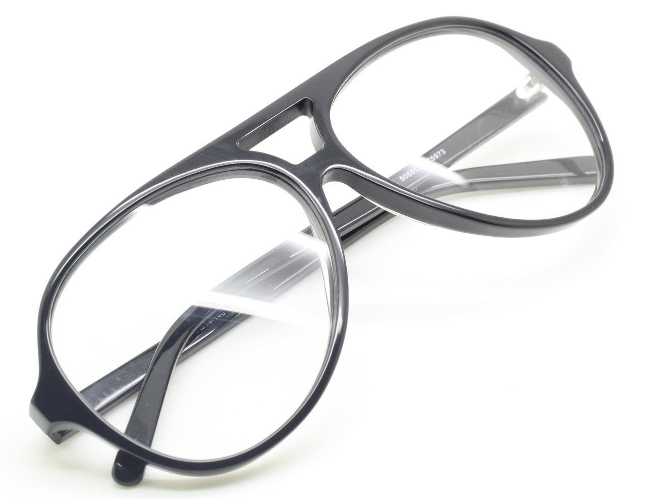 Aviator Retro OGS A102 Oversized Style Acrylic Eyewear In A Black
