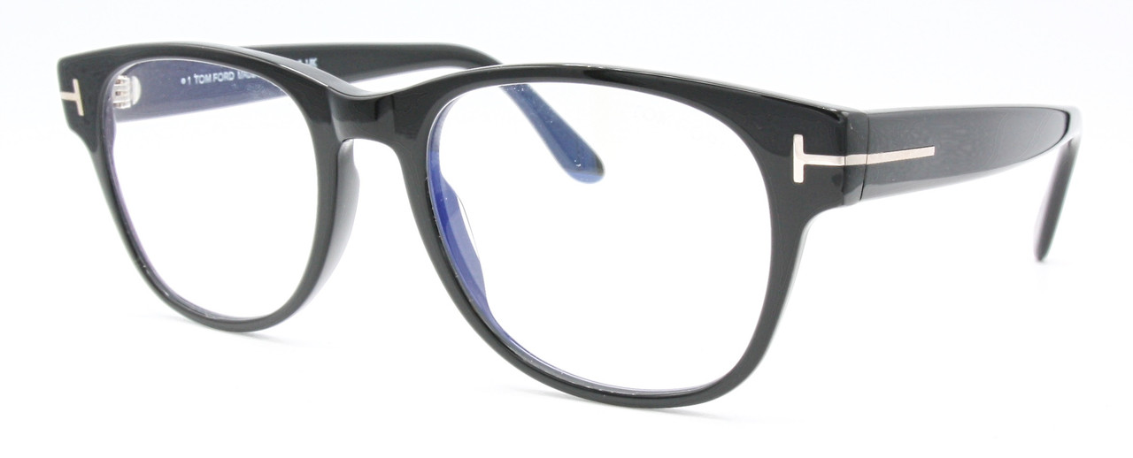 Designer Glasses By Tom Ford 5898 In A Black Acetate Finish 52mm