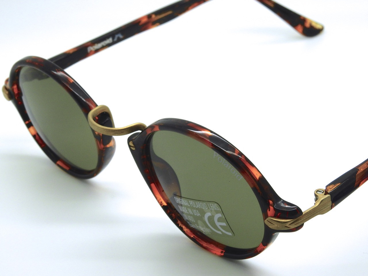 Polaroid Round Tortoiseshell Polarized Sunglasses Drew | Round Polarized Sunglasses – WMP Eyewear main image 2