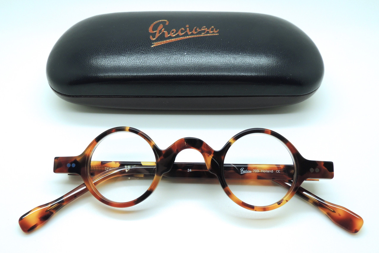 FrameHolland small round glasses in tortoiseshell finish from www.theoldglassesshop.com