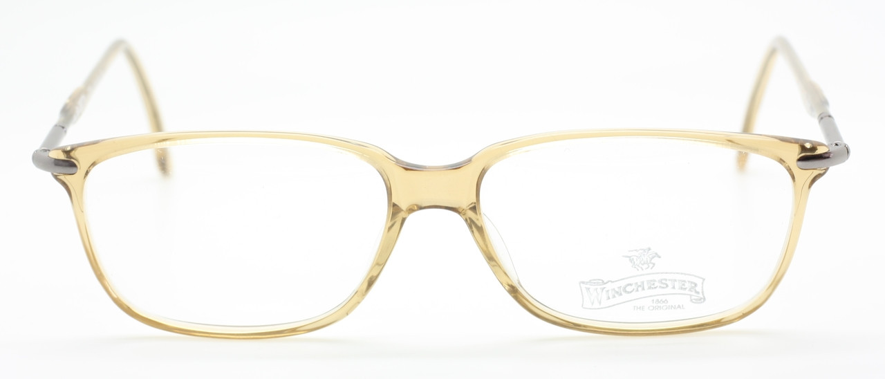 Classic Sixties Winchester CATAWA Acrylic Prescription Eyewear In A Translucent Yellow