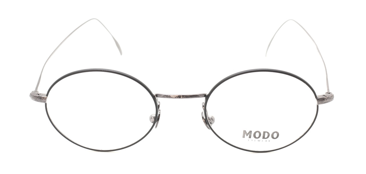 Gunmental finish MODO of Italy eyewear in super fine alloys (almost black)
