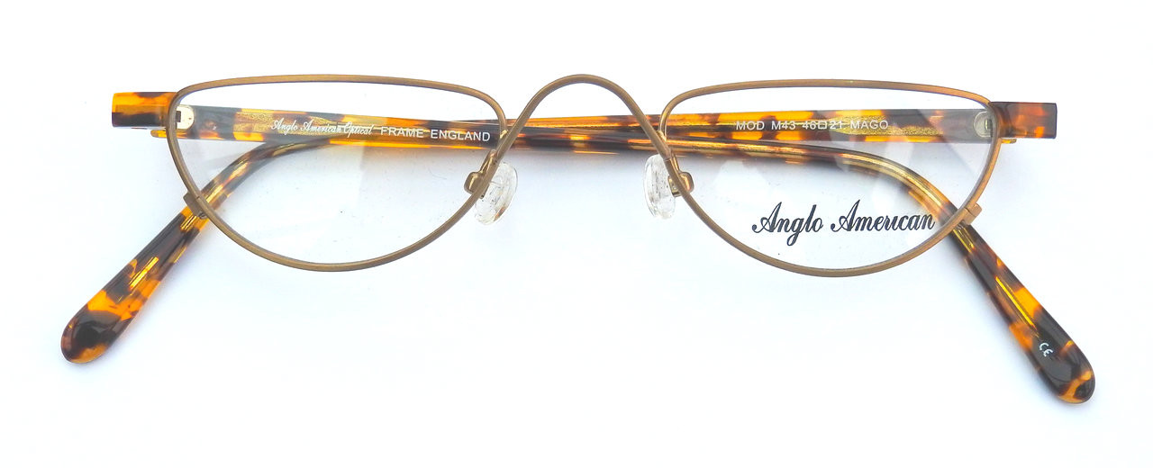 Anglo American M43 Half Eye Executive spectacles from www.theoldglassesshop.co.uk