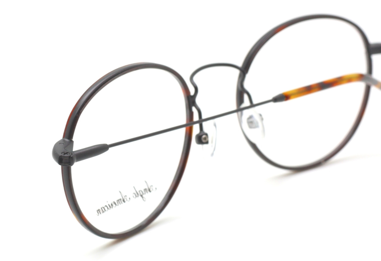 M620 Anglo American Glasses Black and Tortoiseshell Panto Combination ...