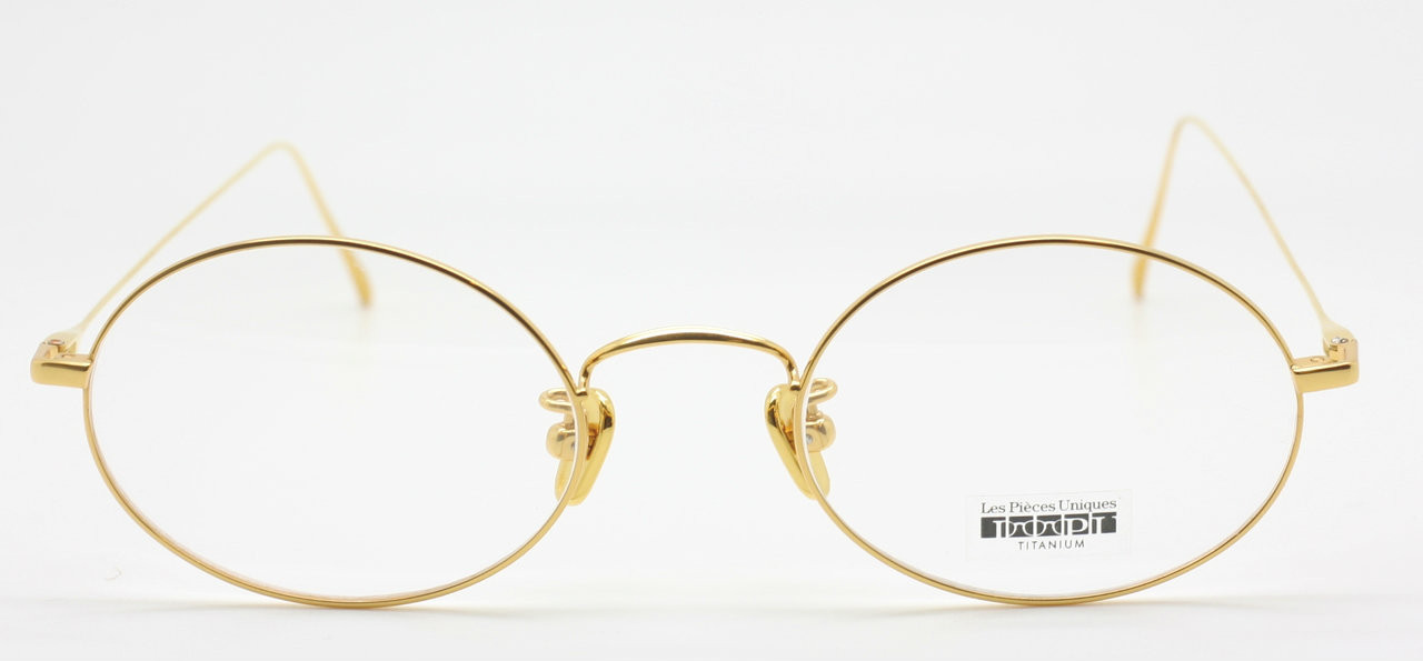 Les Pieces Uniques  CLOUD frames available from www.theoldglassesshop.co.uk in gold