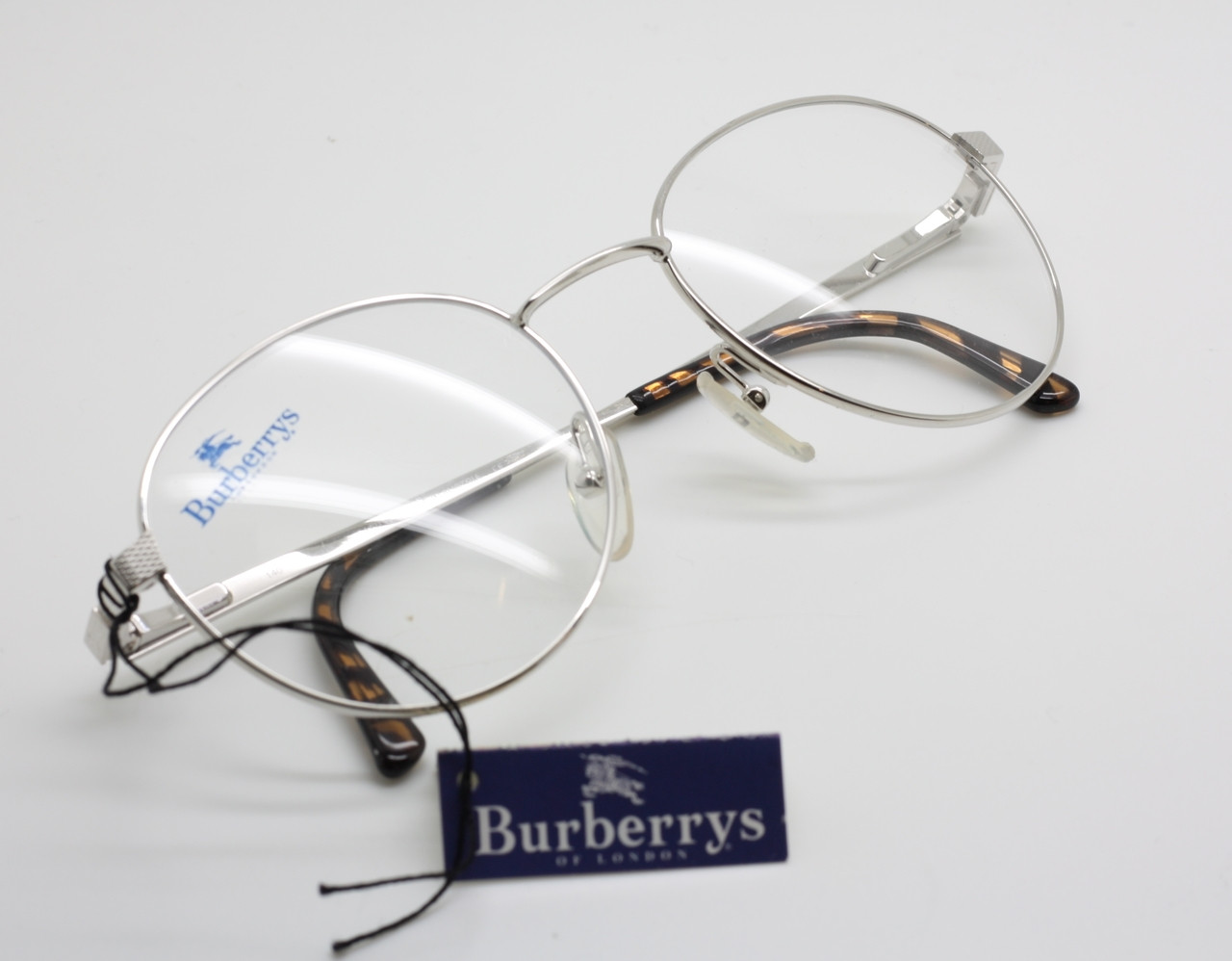 Burberrys B8821 Vintage Panto style Silver Finish Glasses Eyewear