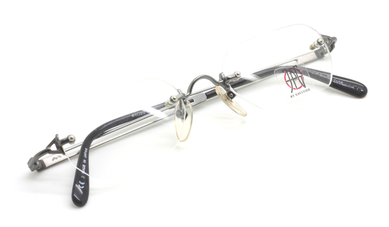 Vintage Hexagonal Rimless Glasses By Jean Paul Gaultier At www.theoldglassesshop.co.uk