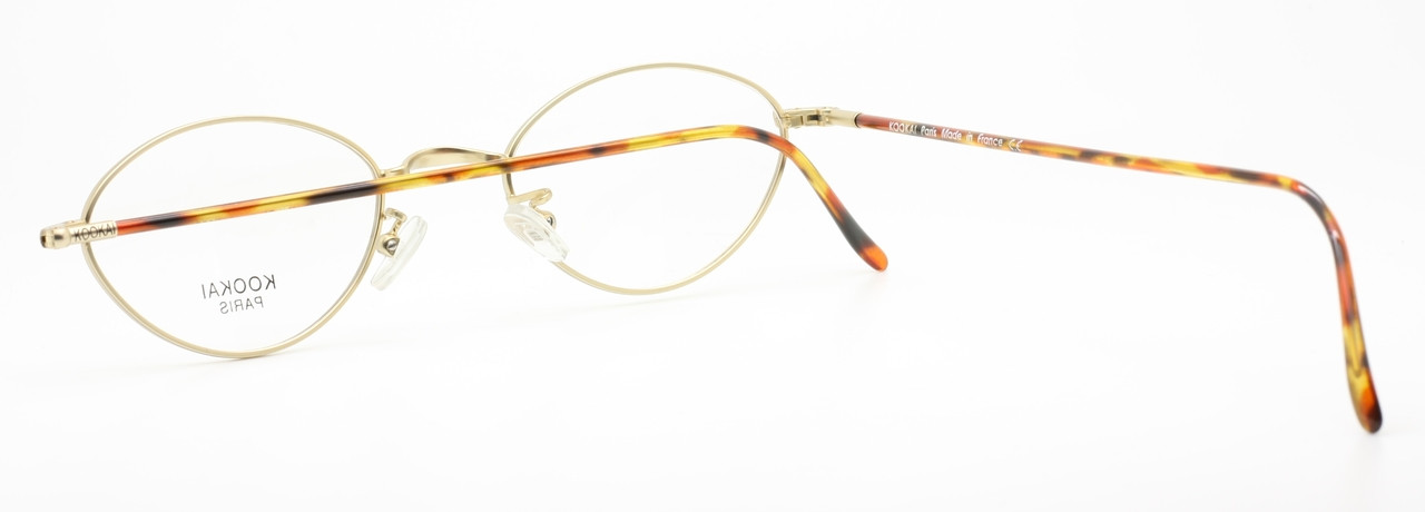 Kookai AZYGO K026 Oval designer frames in Gold and Tortoiseshell