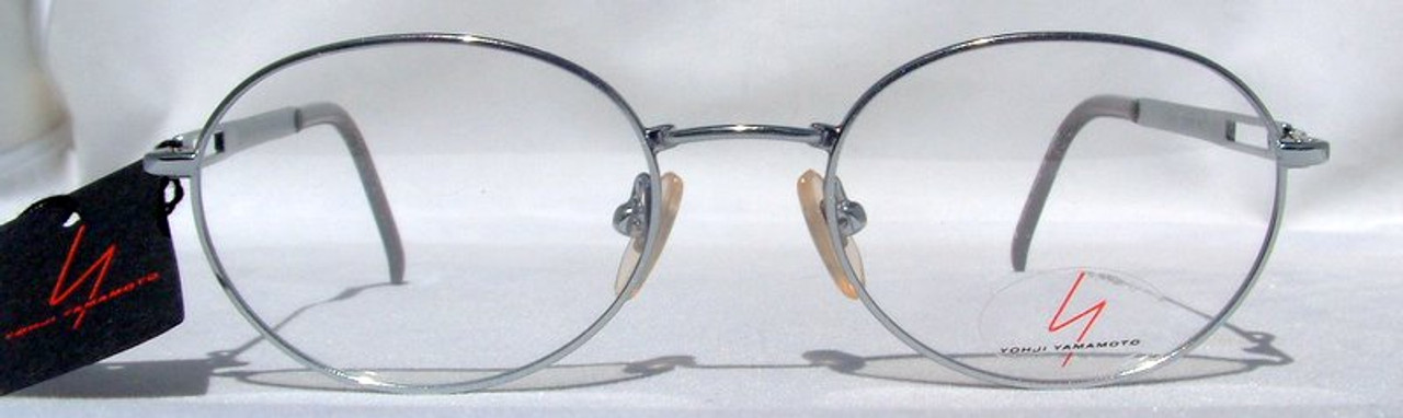 Yohji Yamamoto 5109 metallic silver classic designer frames