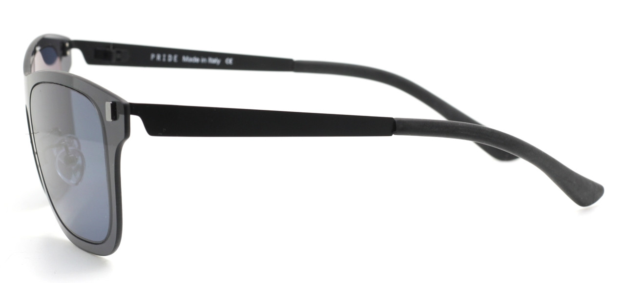 Sensational Hand Made Italian Sunglasses By PRIDE Eyewear In A Transulcent Black Finish Model 201