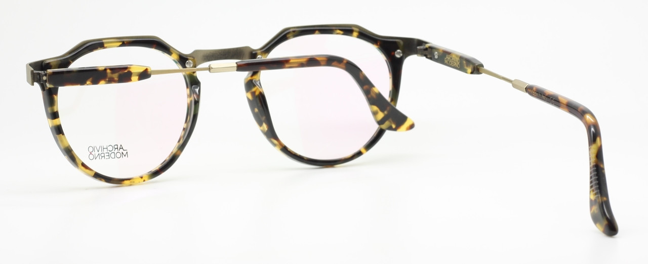 1930s Archivio Moderno Retro Spectacles with Adjustable Arm Length in Tortoiseshell Finish