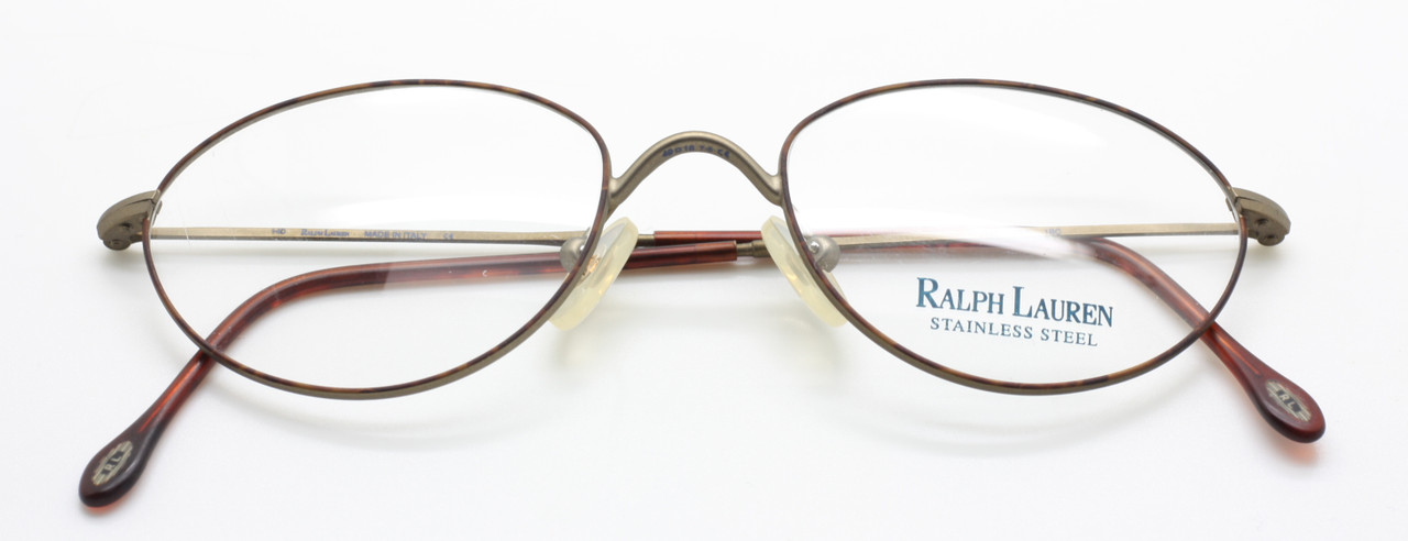 Ralph Lauren Stainless Steel Oval Glasses 583 1BC from www.theoldglassesshop.co.uk