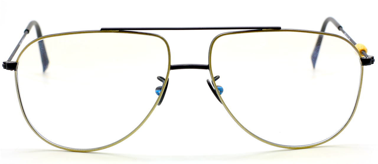 Handmade In Italy  feb31st Stainless Steel Aviator Glasses At www.theoldglassesshop.co.uk