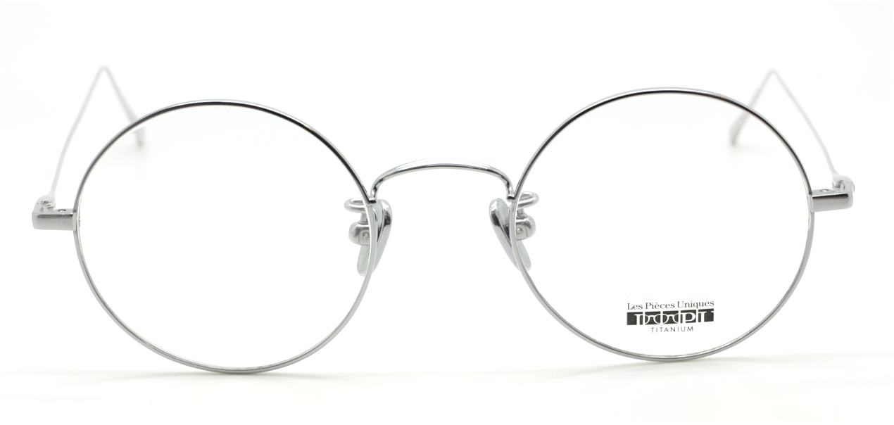 Vintage Style Round Titanium Eyewear By Les Pieces Uniques At The Old Glasses Shop