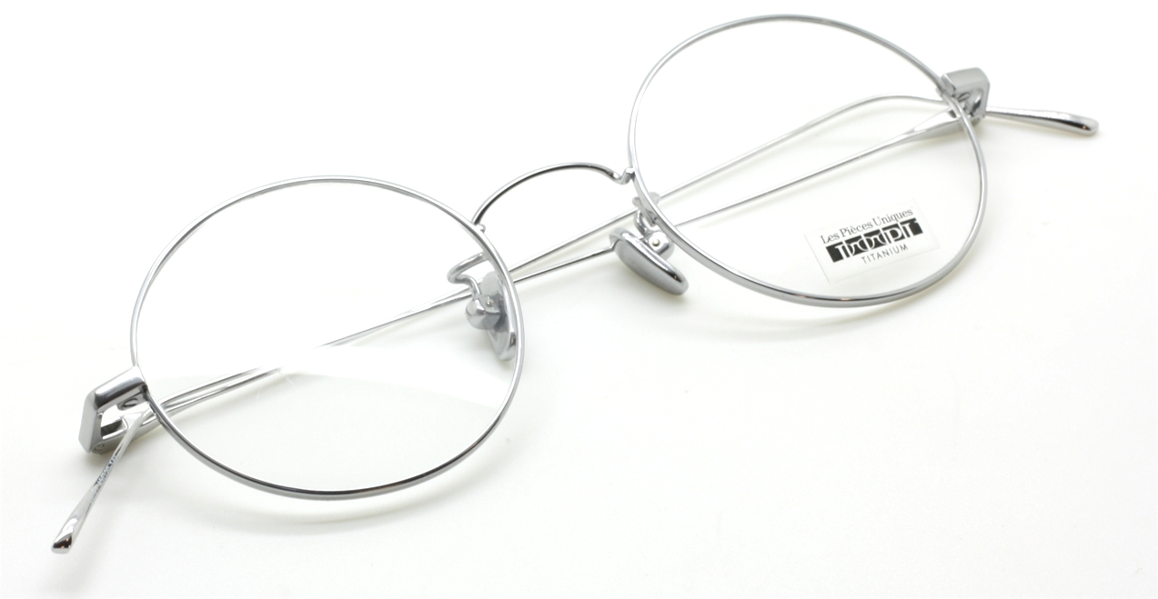 Les Pieces Uniques CLOUD 13 Classic Round Titanium Wireframe 45mm In Silver Finish