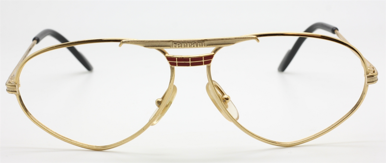 Aviator Style Vintage Glasses By Ferrari At www.theoldglassesshop.co.uk