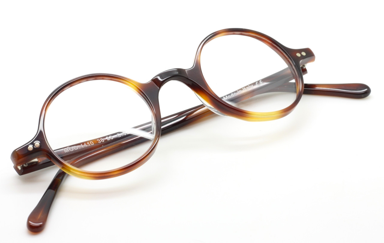 True Round  Acetate Eyewear By Beuren In Tortoiseshell Finish 36-42mm Eyesize