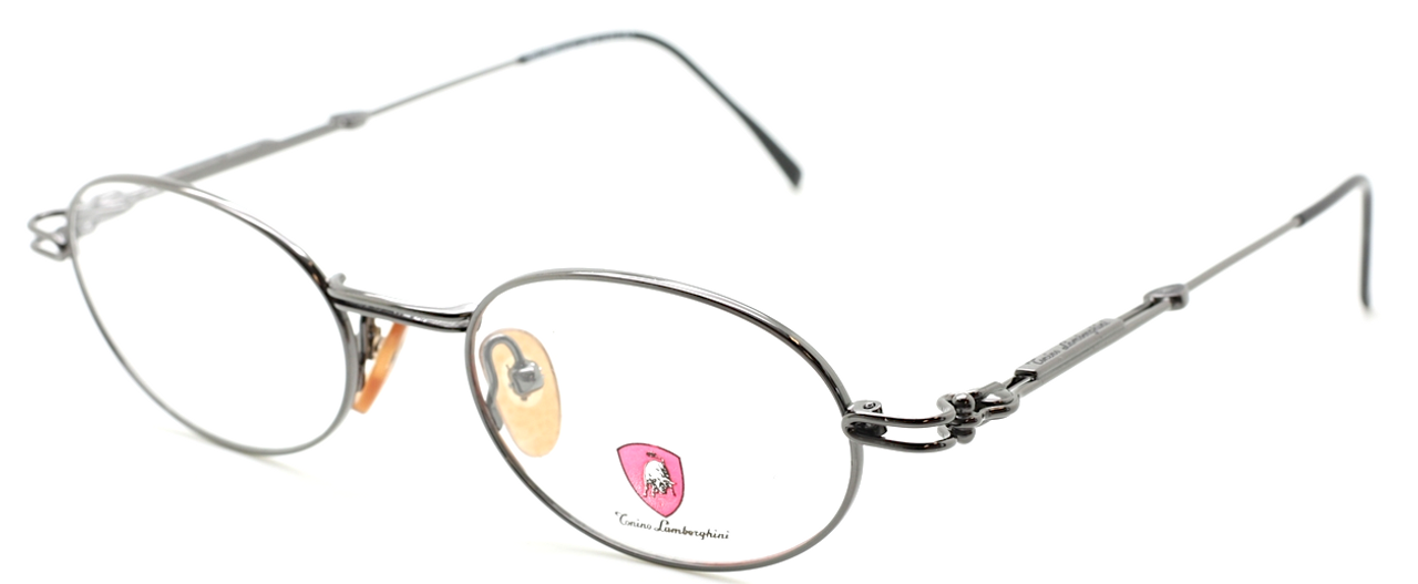 Tonino Lamborghini 084 Oval Metallic Grey Eyewear At The Old Glasses Shop