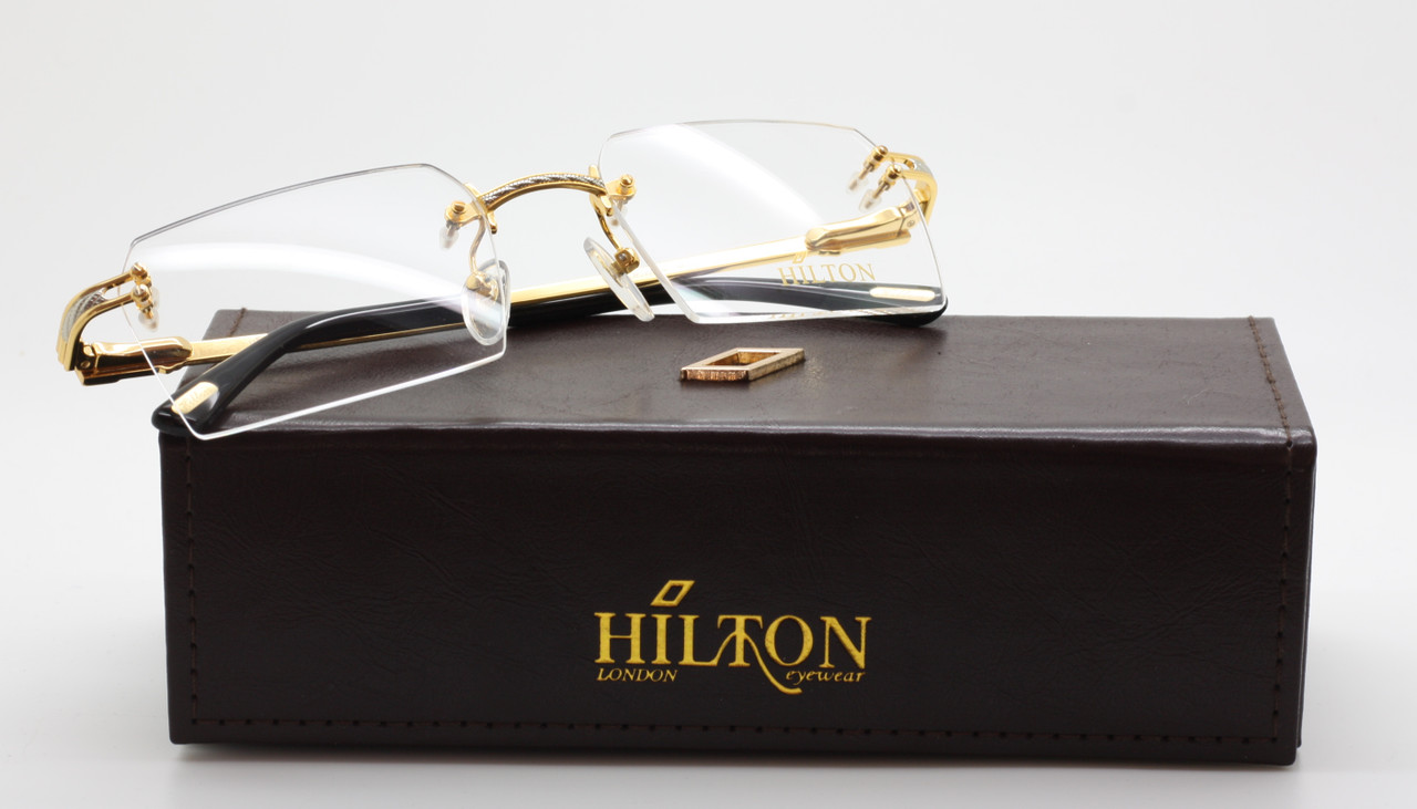 Rimless Hilton Glasses Made At Algha Works In London - Stunning!