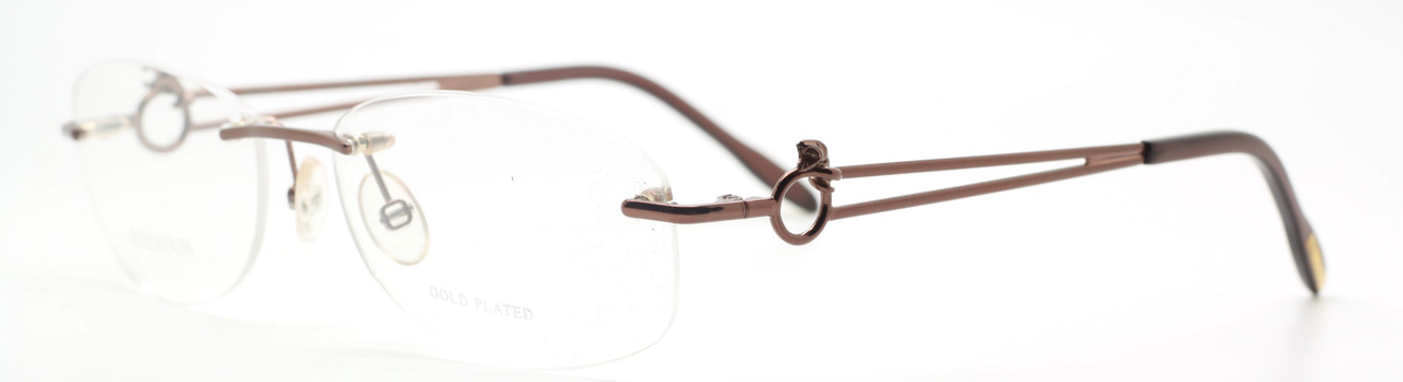 Rimless Boucheron Gold Plated Glasses At www.theoldglassesshop.co.uk