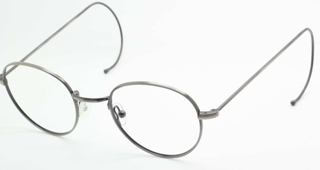 Prescription Panto Shaped Antique Silver Eyewear By Beuren Eye Sizes 36mm-50mm